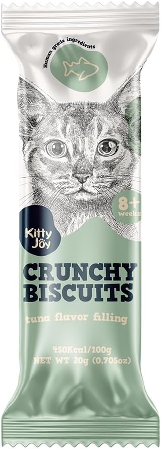 Crunchy Biscuits With Tuna Flavor Filling Cat Treats 20gKitty Joy