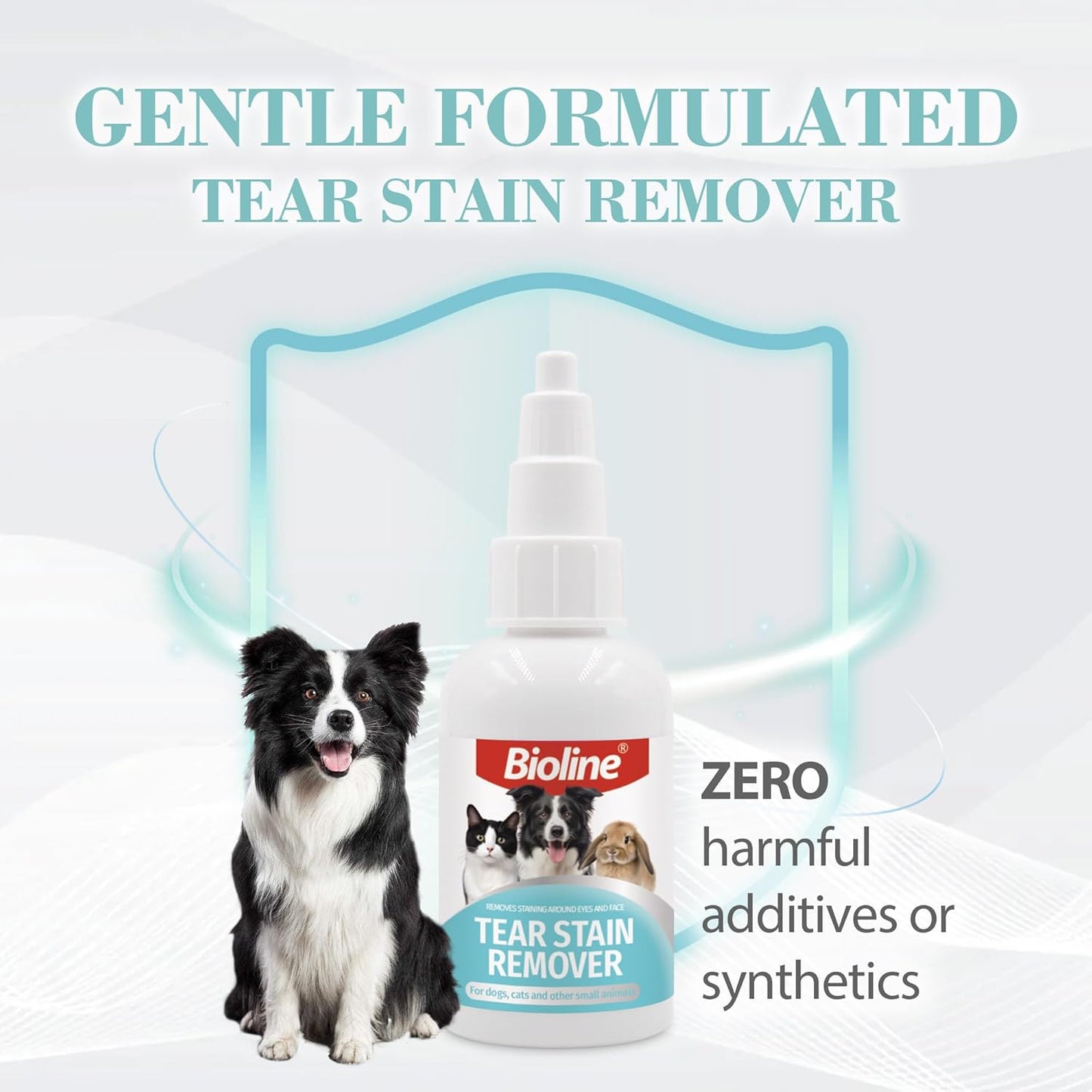 Bioline Tear Stain Remover – Gentle Eye Care for Dogs & Cats (50ml, German Brand)