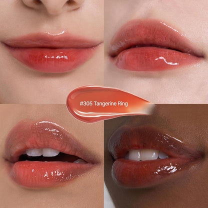 Laka Jelling Nude Gloss - shade shown on lips