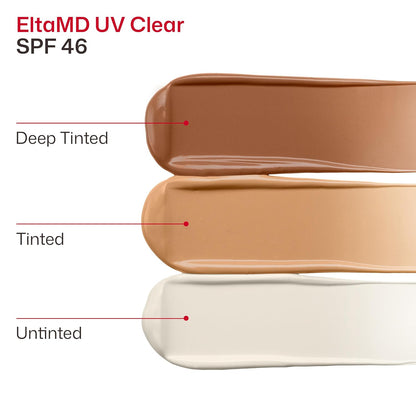 EltaMD UV Clear Tinted Sunscreen SPF 46 48g - texture swatch (view 2)