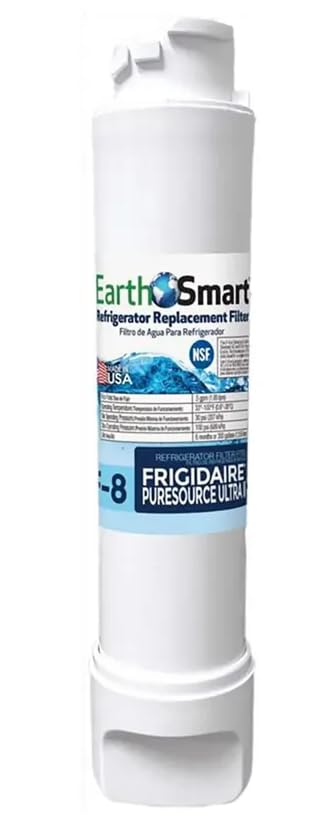 EarthSmart F‑8 Refrigerator Water Filter – Replacement for Frigidaire Models (High‑Performance Filtration
