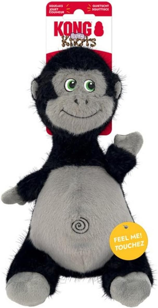 KONG Knots Belly – Gorilla Plush Toy with Internal Rope Skeleton & Squeaker