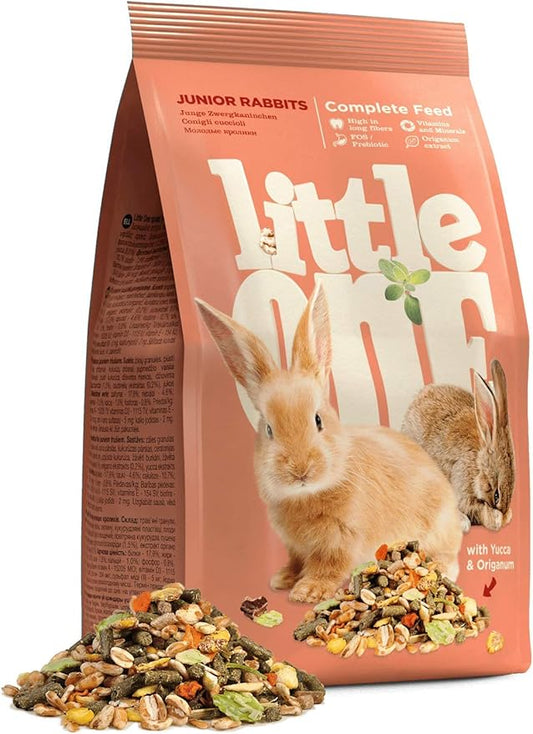 Little One Junior Rabbit Food with Origanum & Yucca – 900g (Healthy Growth Formula)