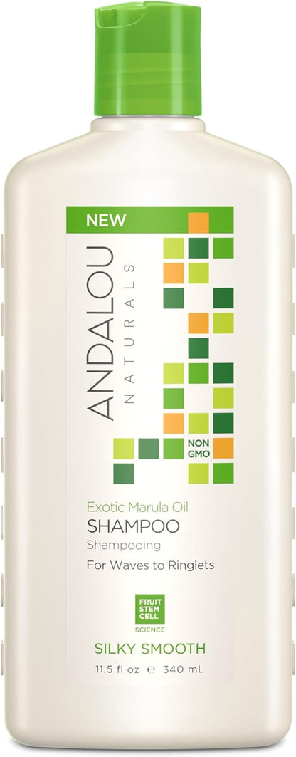 Andalou Naturals Exotic Marula Oil Silky Smooth Shampoo 340 ml - front of pack