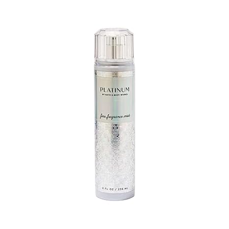 Bath & Body Works Platinum Fine Body Fragrance Mist – 236 ml (8 fl oz) — Fresh, Clean & Long‑Lasting Scent