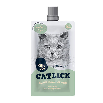 Kitty Joy Cat Lick Tuna Flavor Cream Cat Treats 90g - front of pack