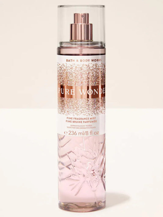 Bath & Body Works Pure Wonder Fine Fragrance Mist – 236 ml (8 fl oz) — Bright, Floral & Long‑Lasting Scen