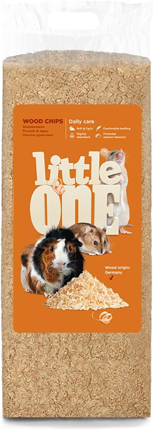Little One Wood Chips – Natural Small‑Pet Bedding & Odor‑Control Substrate (800g)