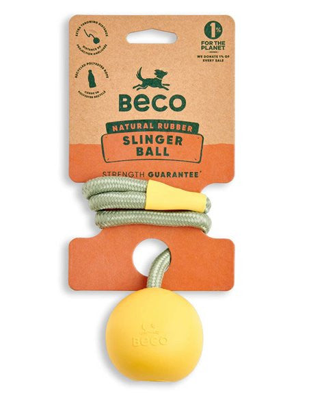Natural Rubber Slinger Ball – Durable Fetch & Chew Toy for Dogs Zipicka