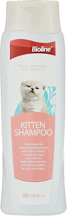 Bioline Kitten Shampoo – Ultra‑Gentle Cleansing for Young Cats (200ml)