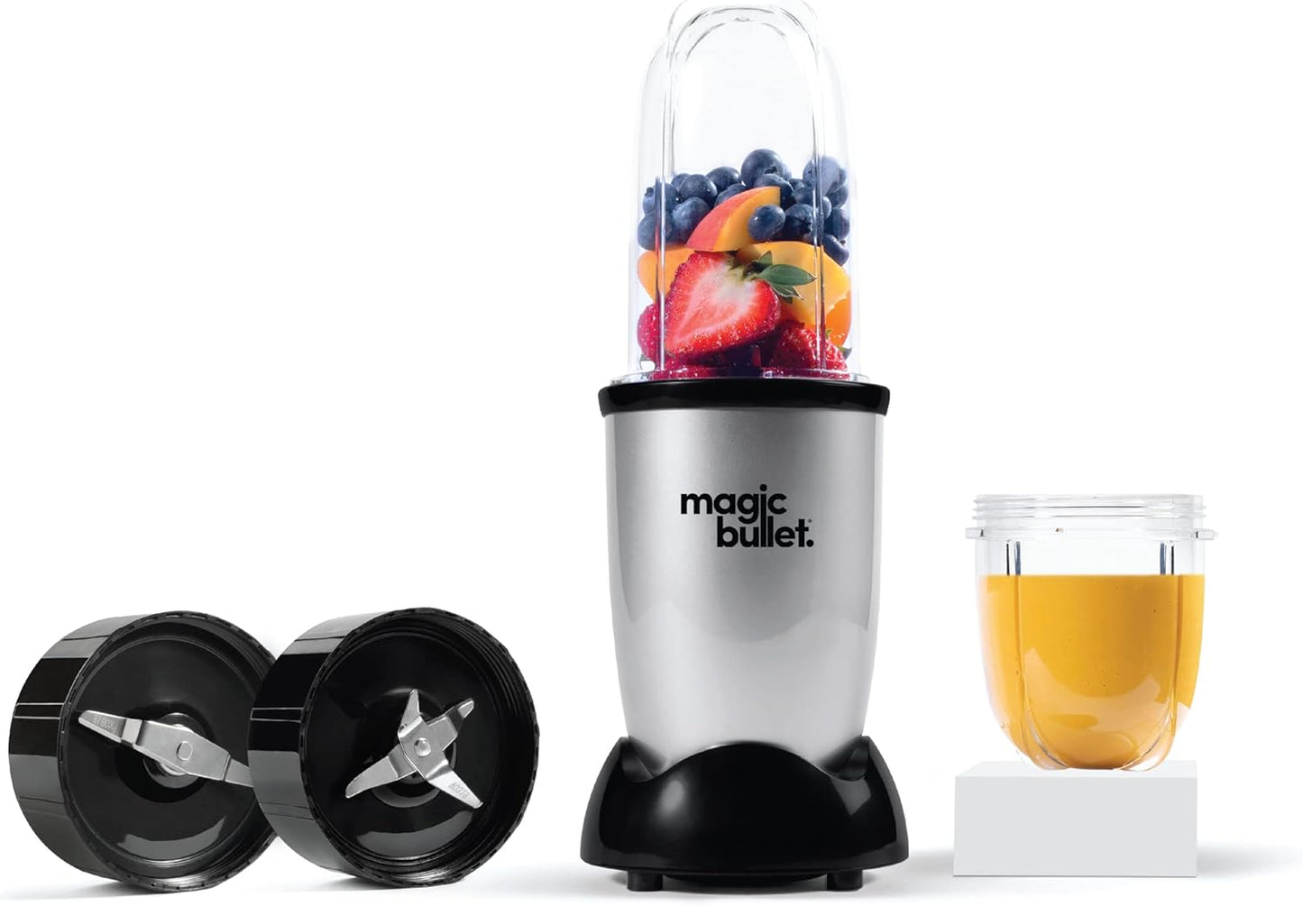 Magic Bullet 400W Blend-It-All Kitchen System — 4-Piece Set, 530ml, Silver (MB4-0612)