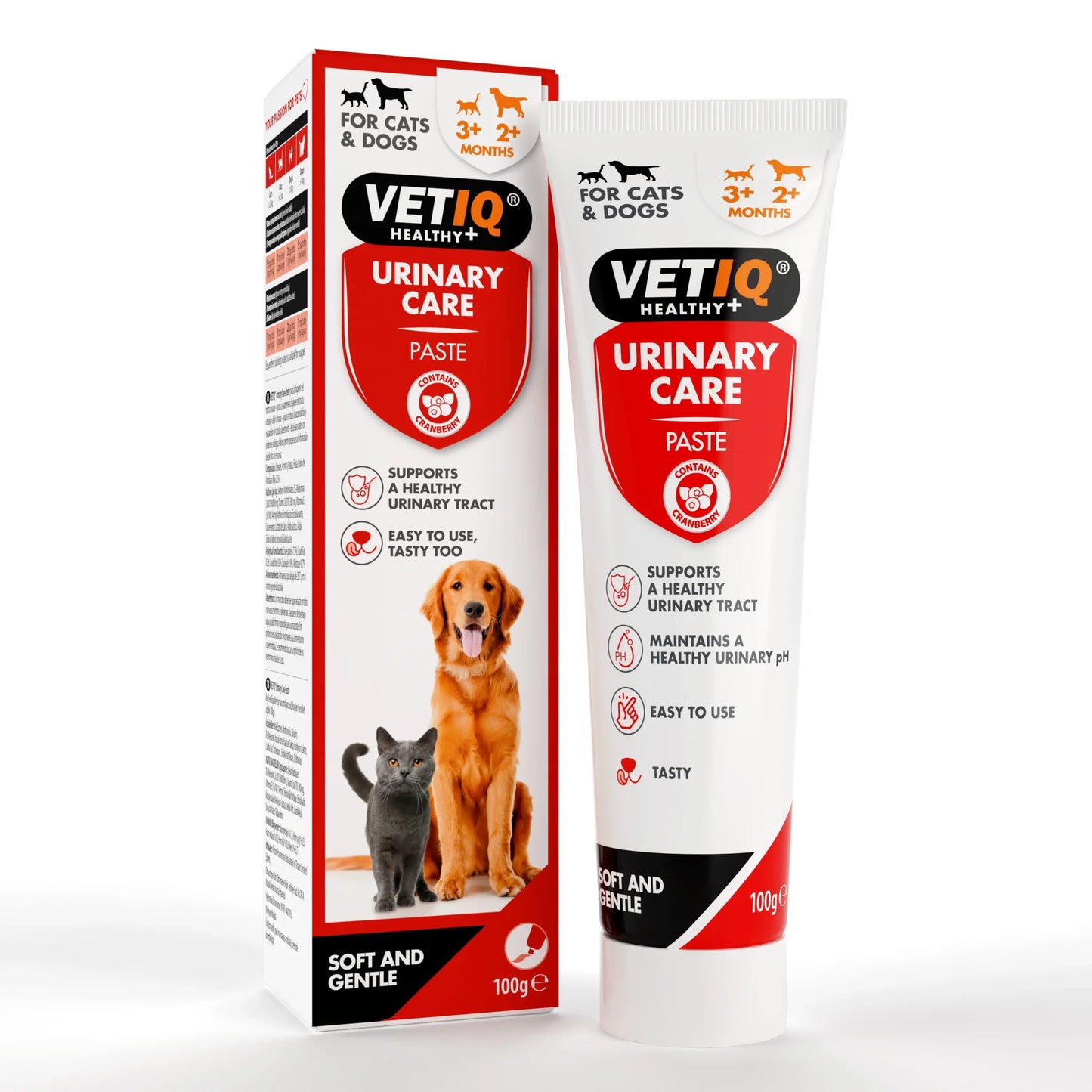 VETIQ Urinary Care Paste – Cranberry & Bladder Support Formula (100g, UK Brand)