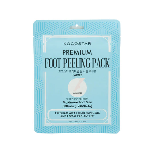 Kocostar Premium Foot Peeling Pack – Intensive Exfoliating Treatment (Large, 1 Pair)