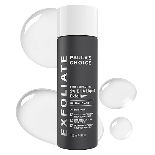 Paula’s Choice 2% BHA Liquid Exfoliant – Salicylic Acid Pore Minimizer for Blackheads & Fine Lines (118ml)
