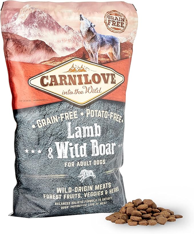 Carnilove Lamb & Wild Boar Dry Food for Adult Dogs – 1.5kg (Grain‑Free Natural Protein Formula)