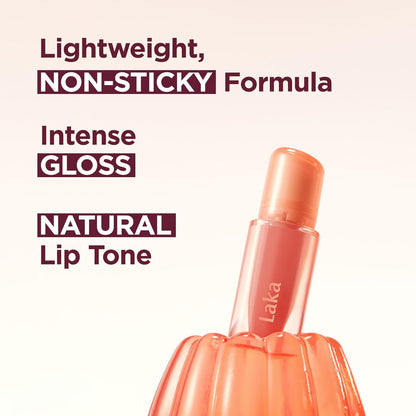 Laka Jelling Nude Gloss - key benefits and product claims