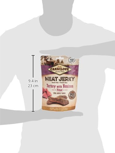 Carnilove Jerky Snack Turkey With Venison Fillet 100g