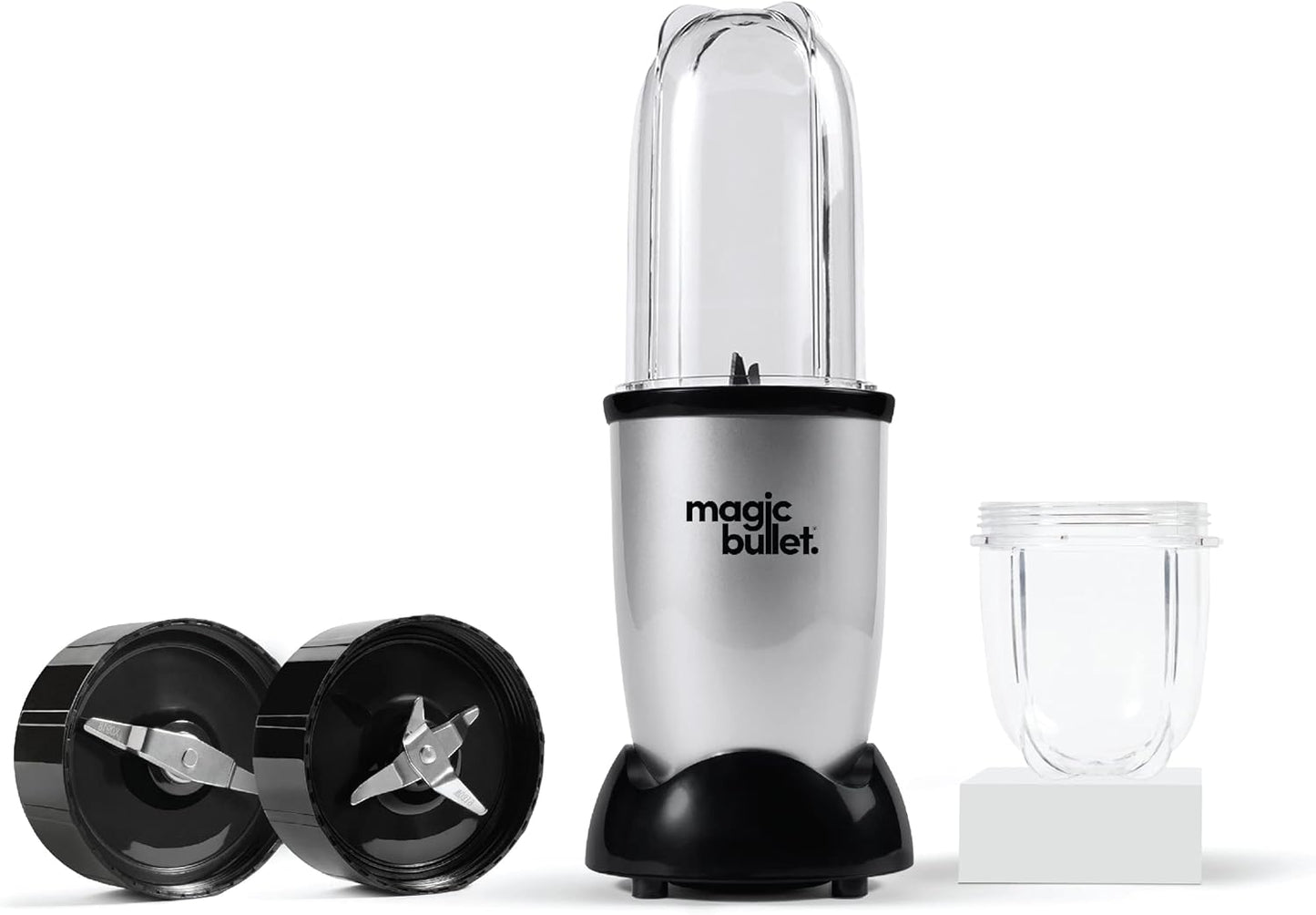 Magic Bullet 400W Blend-It-All Kitchen System — 4-Piece Set, 530ml, Silver (MB4-0612)