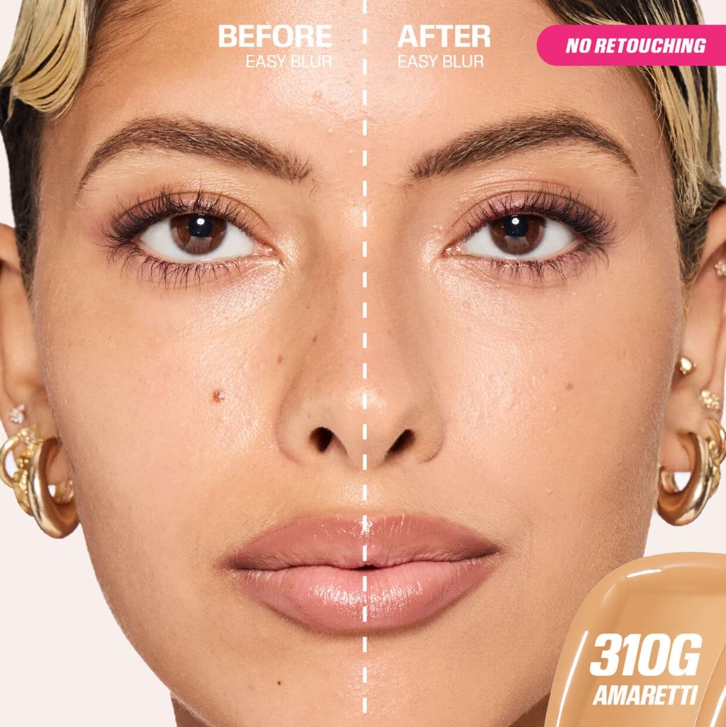 Huda Beauty Easy Blur Foundation - Amaretti 30ML