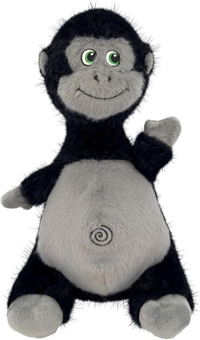 KONG Knots Belly – Gorilla Plush Toy with Internal Rope Skeleton & Squeaker