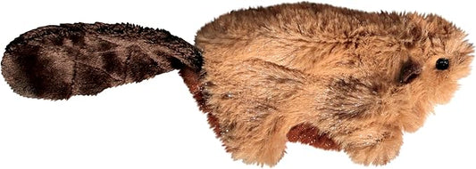 KONG Refillables Beaver – Plush Cat Toy with Refillable Pouch & Premium North American Catnip