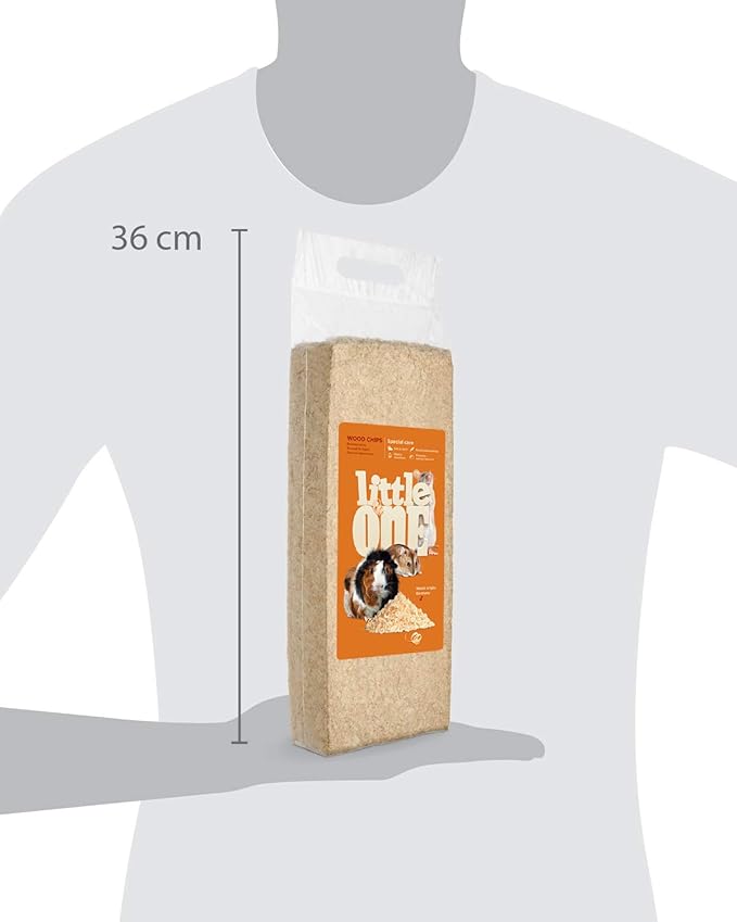 Little One Wood Chips – Natural Small‑Pet Bedding & Odor‑Control Substrate (800g)
