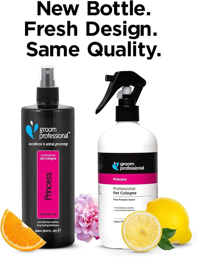 Groom Professional Perfume — Princess Scent, Long‑Lasting Freshness for Dogs (100ml)