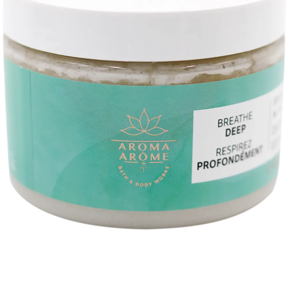 Bath & Body Works Breathe Deep Salt Body Scrub – Eucalyptus & Lavender with Vitamin E (17 oz / 482 g)