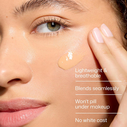 EltaMD UV Clear Tinted Sunscreen SPF 46 48g - product being applied