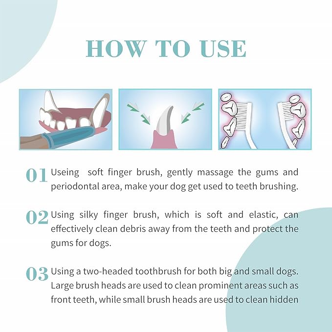 Bioline Dental Care Set, Cleans Teeth and Freshens Breath Beef Flavor -100 Gm