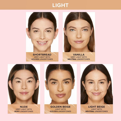 Too Faced Born This Way Concealer - comparison chart