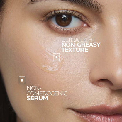 La Roche-Posay 12% Vitamin C Brightening Serum - product being applied