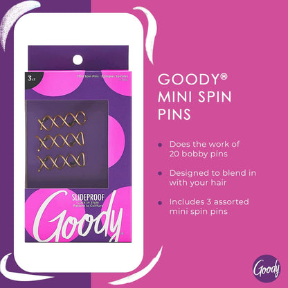 Goody Simple Styles Mini Spin Pins - front of pack (view 2)