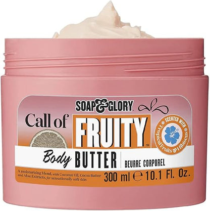 Soap & Glory Call of Fruity No Woman No Dry Body Butter 10.1 oz - front of pack (view 2)