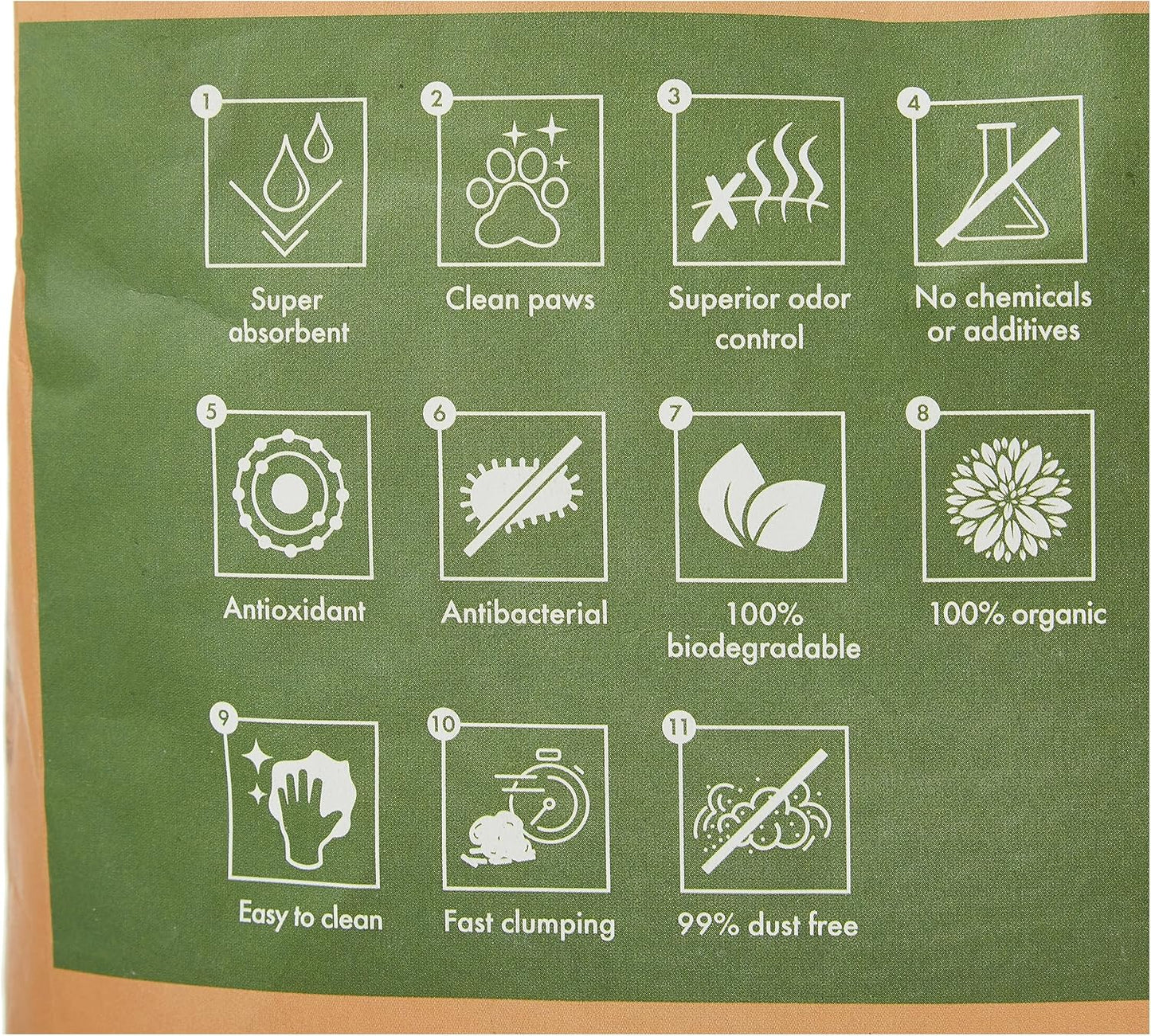 M‑PETS Bamboo Cat Litter – Organic Biodegradable Wood Pellets 5L