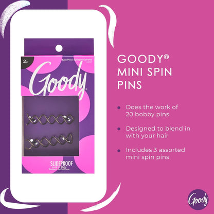 Goody Simple Styles Hair Spin Pin Coil - front of pack (view 2)