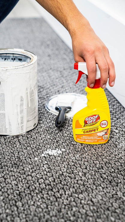 Goof Off Professional Strength Paint Remover – 12oz Carpet Stain Eliminator Zipicka