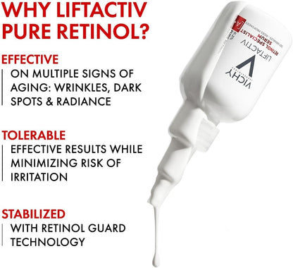 Vichy LiftActiv Retinol Specialist Serum 30ML - key benefits and product claims (view 3)