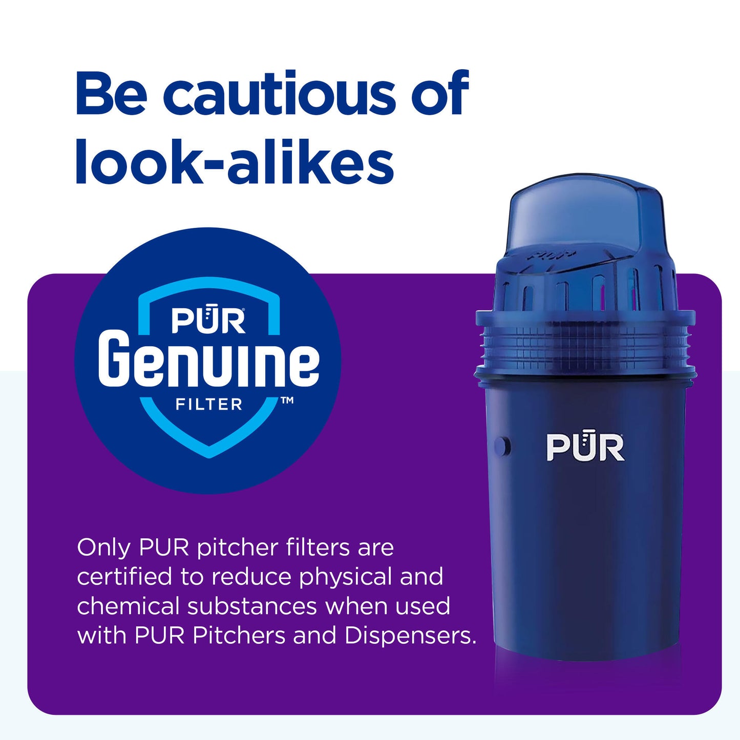 PUR Ultimate Lead‑Reduction Pitcher Filter – 1 Pack Zipicka