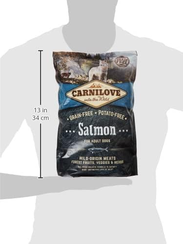 Carnilove Salmon Dry Food for Adult Dogs – 1.5kg (Grain‑Free Omega‑Rich Nutrition)