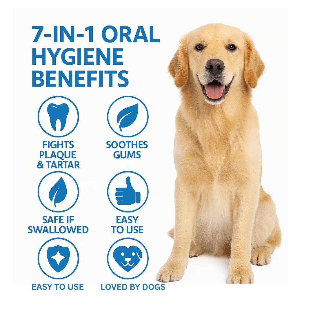 Bioline Dental Oral Care Kit – Mint Toothpaste for Dogs & Cats (100g, German Brand)