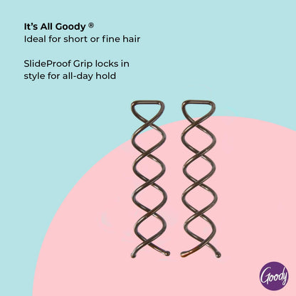 Goody Simple Styles Hair Spin Pin Coil - close-up product detail