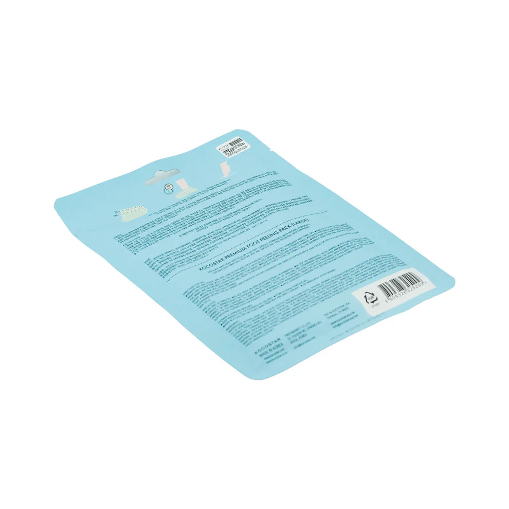 Kocostar Premium Foot Peeling Pack – Intensive Exfoliating Treatment (Large, 1 Pair)