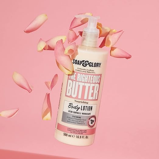 Soap & Glory The Righteous Butter Body Lotion – 500 ml — Rich, Creamy & Ultra‑Hydrating Moisture