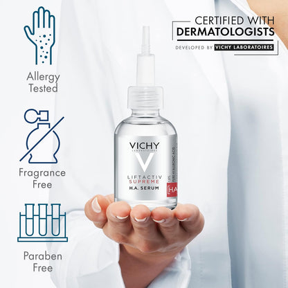 Vichy LiftActiv Supreme HA Filler Serum 30ML - key benefits and product claims