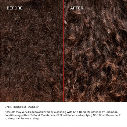 Olaplex No. 6 Bond Smoother 100mL - before and after comparison