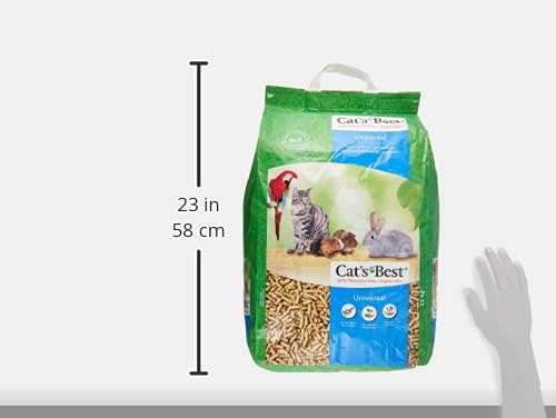 Cat’s Best Universal Cat Litter 20L — Multi‑Pet Wood Granules, High Absorption, Low Odour (11 kg)