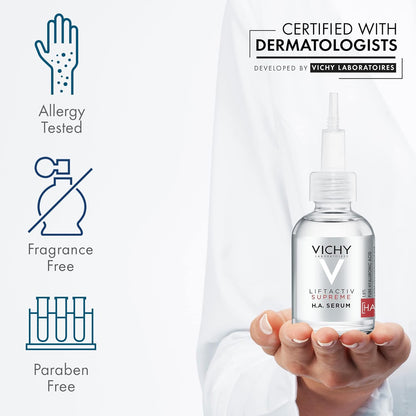 Vichy LiftActiv Supreme HA Filler Serum 30ML - key benefits and product claims (view 2)