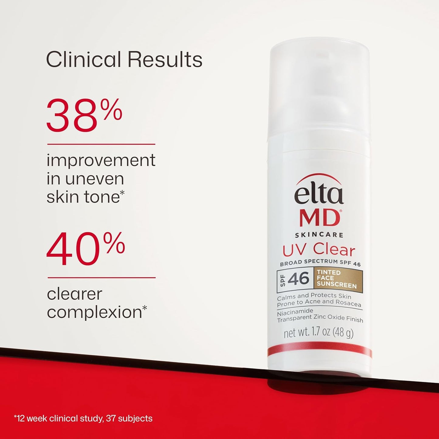 EltaMD UV Clear Tinted Sunscreen SPF 46 48g