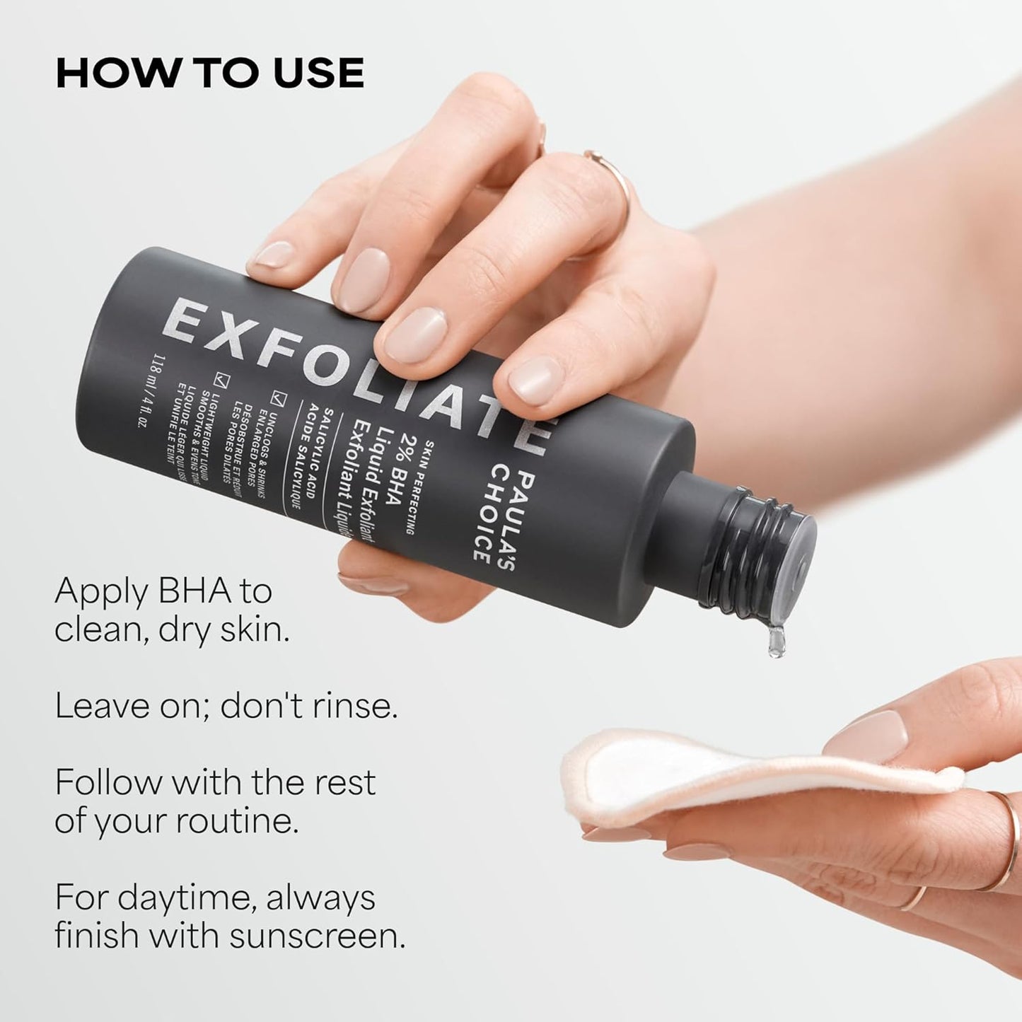 Paula’s Choice 2% BHA Liquid Exfoliant – Salicylic Acid Pore Minimizer for Blackheads & Fine Lines (118ml)